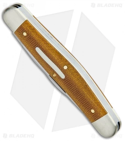 GEC #82 Tidioute Cutlery Dixie Stockman Pocket Knife 4.1" Nat Micarta 828318 4 GEC #82 Tidioute Cutlery Dixie Stockman Pocket Knife 4.1" Nat Micarta 828318 - Image 2