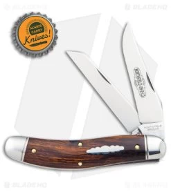 GEC #88 Tidioute Bayou Trapper Knife Desert Ironwood Keyhole (3" Satin) 9 GEC #88 Tidioute Bayou Trapper Knife Desert Ironwood Keyhole (3" Satin) -Knives Shop GEC 88 Tidioute Bayou Trapper Desert Ironwood Satin BHQ 143940 jr bottlecap