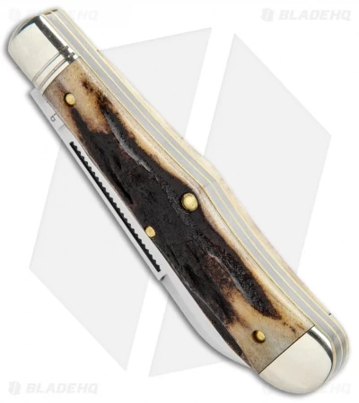 GEC #92 Northfield UN-X-LD Eureka Jack Pocket Knife Sambar Stag 922219 4 GEC #92 Northfield UN-X-LD Eureka Jack Pocket Knife Sambar Stag 922219 - Image 2