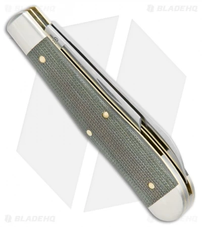 GEC #92 Tidioute Cutlery Eureka Jack Pocket Knife OD Green Micarta 922219 5 GEC #92 Tidioute Cutlery Eureka Jack Pocket Knife OD Green Micarta 922219 - Image 3