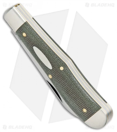 GEC #92 Tidioute Cutlery Eureka Jack Pocket Knife OD Green Micarta 922219 4 GEC #92 Tidioute Cutlery Eureka Jack Pocket Knife OD Green Micarta 922219 - Image 2