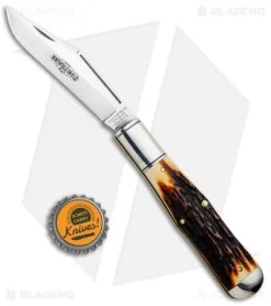 GEC #97 Northfield UN-X-LD Pocket Knife 4.6" Sambar Stag -Knives Shop GEC 97 Northfield UN X LD Sambar Stag 976119 BHQ 97001 jr bottlecap 2