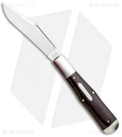 GEC #97 Tidioute Cutlery Pocket Knife 4.6" Maroon Micarta