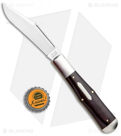 GEC #97 Tidioute Cutlery Pocket Knife 4.6" Maroon Micarta 6 GEC #97 Tidioute Cutlery Pocket Knife 4.6" Maroon Micarta - Image 4