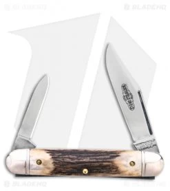 GEC Northfield UN-X-LD Cutlery White Owl 3.25" Pocket Knife Sambar Stag