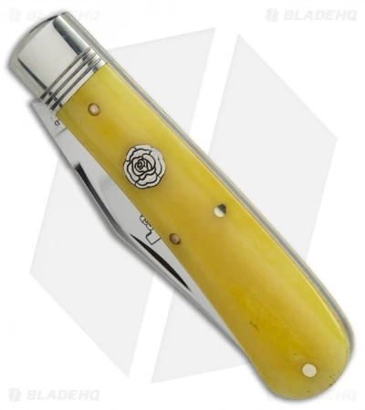 GEC #74 Northfield Yellow Rose UN X LD Pocket Knife 4.0" Yellow Bone 748117 4 GEC #74 Northfield Yellow Rose UN X LD Pocket Knife 4.0" Yellow Bone 748117 - Image 2
