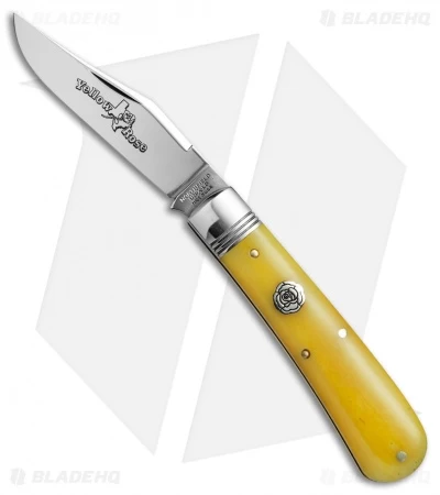 GEC #74 Northfield Yellow Rose UN X LD Pocket Knife 4.0" Yellow Bone 748117 3 GEC #74 Northfield Yellow Rose UN X LD Pocket Knife 4.0" Yellow Bone 748117