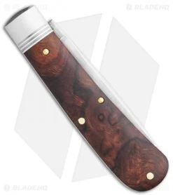 GEC Mustang Pocket Knife Arizona Ironwood (3.00" Satin) -Knives Shop GEC Pocket Knife Arizona Ironwood 3.00 Satin BHQ 117814 LS Side