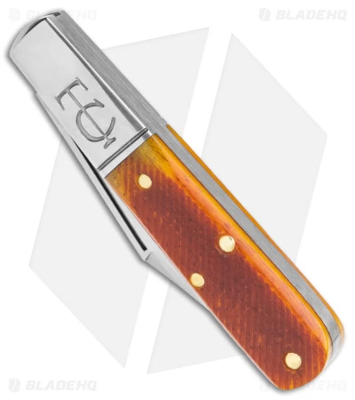 GEC #14 Tidioute Barlow Knife Goldenrod Sawcut Bone (2.35" Satin) 141122 4 GEC #14 Tidioute Barlow Knife Goldenrod Sawcut Bone (2.35" Satin) 141122 - Image 2