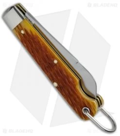 GEC #15 Tidioute Beer Scout Knife Club 3.5" Golden Ale Jigged Bone 153216CL 7 GEC #15 Tidioute Beer Scout Knife Club 3.5" Golden Ale Jigged Bone 153216CL -Knives Shop GEC Tidioute Beer Scout Club Golden Ale Jigged Bone 153216CL BHQ 50852 jr side