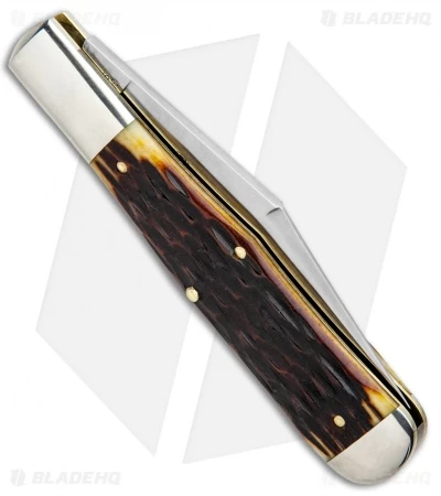 GEC #97 Tidioute Cutlery Pocket Knife 4.6" Autumn Gold Jigged Bone 5 GEC #97 Tidioute Cutlery Pocket Knife 4.6" Autumn Gold Jigged Bone - Image 3