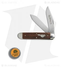 GEC #54 Tidioute Cutlery Big Jack Pocket Knife 4" Brazilian Cherry Wood 541217 -Knives Shop GEC Tidioute Cutlery Big Jack brazilian cherry wood BHQ 76208 er bottlecap