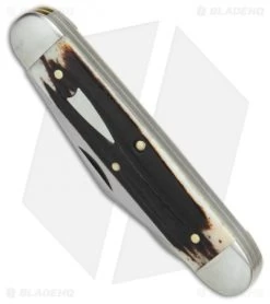 GEC #54 Tidioute Cutlery Big Jack Pocket Knife 4" Cougar Clawed Bone 541217 -Knives Shop GEC Tidioute Cutlery Big Jack cougar clawed bone BHQ 76211 er spine