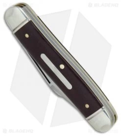 GEC #66 Northfield UN-X-LD Calf Roper Pocket Knife 3.3" Gabon Ebony 661317 8 GEC #66 Northfield UN-X-LD Calf Roper Pocket Knife 3.3" Gabon Ebony 661317 -Knives Shop GEC Tidioute Cutlery Calf Roper Gabon Ebony BHQ 76213 er spine