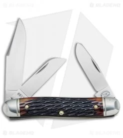 GEC #66 Northfield UN-X-LD Calf Roper Pocket Knife 3.3" Hemlock Jig Bone 661317