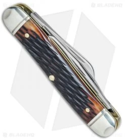 GEC #66 Northfield UN-X-LD Calf Roper Pocket Knife 3.3" Hemlock Jig Bone 661317 8 GEC #66 Northfield UN-X-LD Calf Roper Pocket Knife 3.3" Hemlock Jig Bone 661317 -Knives Shop GEC Tidioute Cutlery Calf Roper Hemlock Jig Bone 661317 BHQ 77698 jr side