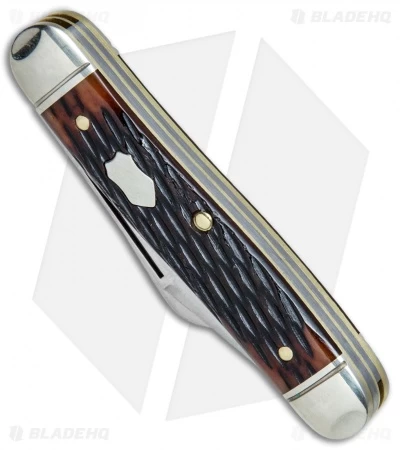 GEC #66 Northfield UN-X-LD Calf Roper Pocket Knife 3.3" Hemlock Jig Bone 661317 4 GEC #66 Northfield UN-X-LD Calf Roper Pocket Knife 3.3" Hemlock Jig Bone 661317 - Image 2