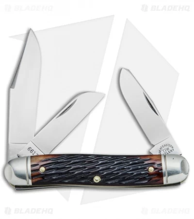 GEC #66 Northfield UN-X-LD Calf Roper Pocket Knife 3.3" Hemlock Jig Bone 661317 3 GEC #66 Northfield UN-X-LD Calf Roper Pocket Knife 3.3" Hemlock Jig Bone 661317