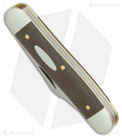 GEC #66 Northfield UN-X-LD Calf Roper Pocket Knife 3.3" OD Green Micarta 661317 5 GEC #66 Northfield UN-X-LD Calf Roper Pocket Knife 3.3" OD Green Micarta 661317 - Image 3