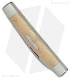 GEC #13 Tidioute Cutlery Clerk Pocket Knife 3.6" Muslin Micarta 130217 -Knives Shop GEC Tidioute Cutlery Clerk muslin micarta BHQ 76212 er spine