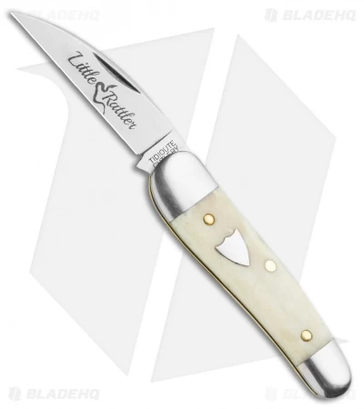 GEC Tidioute Cutlery Little Rattler Traditional Pocket Knife Smooth White Bone 3 GEC Tidioute Cutlery Little Rattler Traditional Pocket Knife Smooth White Bone
