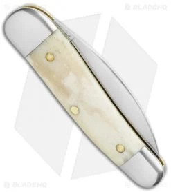 GEC Tidioute Cutlery Little Rattler Traditional Pocket Knife Smooth White Bone 8 GEC Tidioute Cutlery Little Rattler Traditional Pocket Knife Smooth White Bone -Knives Shop GEC Tidioute Cutlery Little Rattler Traditional Pocket Knife Smooth White Bone BHQ 118537 LS Side