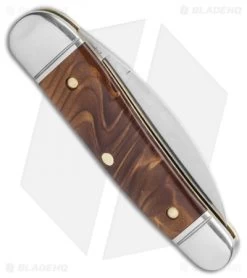 GEC Tidioute Cutlery Northfield Pocket Knife Snakeskin Acrylic (2" Satin) -Knives Shop GEC Tidioute Cutlery Northfield Pocket Knife Snakeskin Acrylic 2.00 Satin BHQ 118703 LS Side