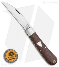 GEC Tidioute Cutlery Viper Pocket Knife Brown Burlap Micarta (3" Satin) 470120 -Knives Shop GEC Tidioute Cutlery Pocket Knife Brown Burlap Micarta 3 Satin 470120 BHQ 119940 LS Bottlecap
