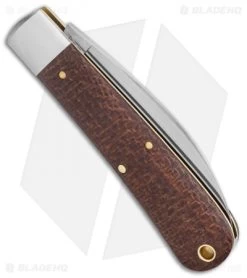 GEC Tidioute Cutlery Viper Pocket Knife Brown Burlap Micarta (3" Satin) 470120 -Knives Shop GEC Tidioute Cutlery Pocket Knife Brown Burlap Micarta 3 Satin 470120 BHQ 119940 LS Side