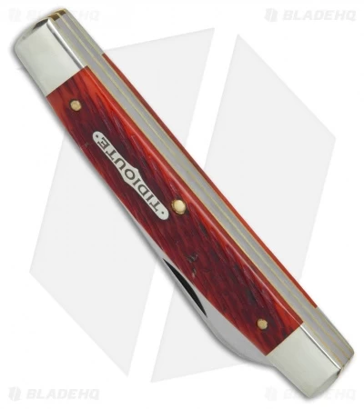 GEC #13 Tidioute Cutlery Speaker Jack Pocket Knife 3.6" Rust Red Jig Bone 133217 5 GEC #13 Tidioute Cutlery Speaker Jack Pocket Knife 3.6" Rust Red Jig Bone 133217 - Image 3
