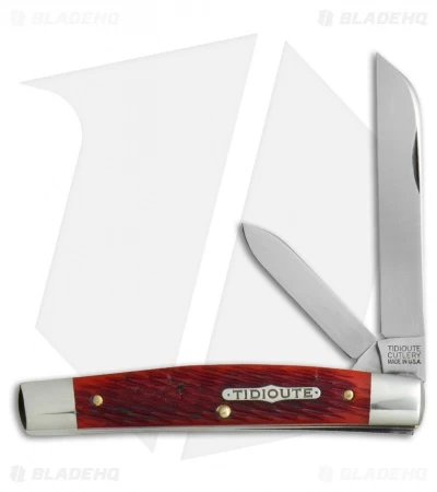 GEC #13 Tidioute Cutlery Speaker Jack Pocket Knife 3.6" Rust Red Jig Bone 133217 3 GEC #13 Tidioute Cutlery Speaker Jack Pocket Knife 3.6" Rust Red Jig Bone 133217