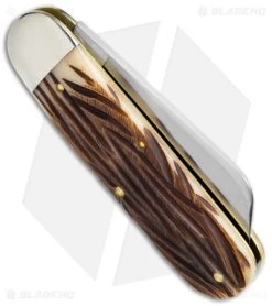 GEC Tidioute Cutlery Toe Nail Clipper Knife India Jigged Bone (3" Satin) 8 GEC Tidioute Cutlery Toe Nail Clipper Knife India Jigged Bone (3" Satin) -Knives Shop GEC Tidioute Cutlery Toe Nail Clipper India Jigged Bone Satin BHQ 142270 jr side