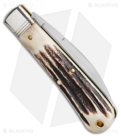 GEC Tidioute Cutlery Viper Pocket Knife Sambar Stag (3" Satin) 470120 5 GEC Tidioute Cutlery Viper Pocket Knife Sambar Stag (3" Satin) 470120 - Image 3
