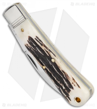 GEC Tidioute Cutlery Viper Pocket Knife Sambar Stag (3" Satin) 470120 4 GEC Tidioute Cutlery Viper Pocket Knife Sambar Stag (3" Satin) 470120 - Image 2