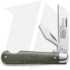GEC #15 Tidioute Huckleberry Crown Lifter Boy's Knife 3.5" Grn Micarta 153216CL -Knives Shop GEC Tidioute Huckleberry CRown Lifter Boys Green Micarta 153216CL BHQ 50180 jr