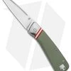 Gerber Straightlace Sheepsfoot Slip Joint Knife OD Green (2.9" Satin) -Knives Shop Gerber Straightlace SJ Green Sheepsfoot Satin BHQ 94199 jr 2