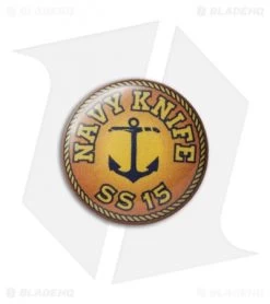 GEC #15 Navy Pocket Knife 3.375" Jigged Bone 15S116 -Knives Shop Great Eastern Cutlery canvas micarta 15s16 BHQ 36358 dl button 1