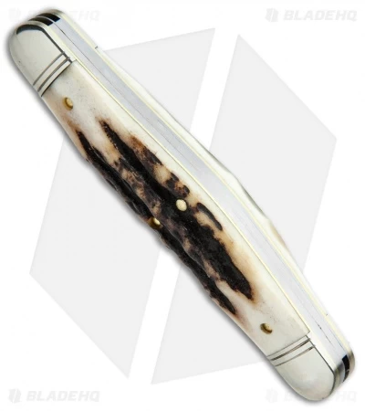 GEC #82 Northfield UN-X-LD Dixie Stockman Pocket Knife 4.13" Sambar Stag 828318 4 GEC #82 Northfield UN-X-LD Dixie Stockman Pocket Knife 4.13" Sambar Stag 828318 - Image 2