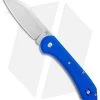 Gudy Van Poppel TFG Magna Slip Joint Knife Blue G-10 (3.5" Stonewash) -Knives Shop Gudy van Poppel TFG Magna SJ Blue G 10 SW TFG 01 BL BHQ 105531 jr