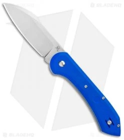 Gudy Van Poppel TFG Magna Slip Joint Knife Blue G-10 (3.5" Stonewash)