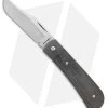 Jack Wolf Knives Benny's Clip Slip Joint Knife Black Canvas Micarta (3" Satin) -Knives Shop Jack Wolf Knives Bennys Clip SJ Black Canvas Micarta Satin BHQ 141958 jr