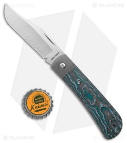 Jack Wolf Knives Benny's Clip Slip Joint Fat Carbon Arctic Storm (3" Satin) -Knives Shop Jack Wolf Knives Bennys Clip SJ Fat Carbon Arctic Storm Satin BHQ 141971 jr bottlecap