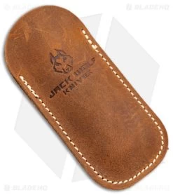 Jack Wolf Knives Laid Back Jack Slip Joint Knife Black Micarta (2.8" Satin) -Knives Shop Jack Wolf Knives Laid Back Jack Black Micarta SJ Satin BHQ 141944 jr sheath