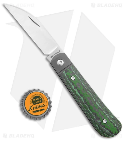 Jack Wolf Knives Laid Back Jack Slip Joint Knife Green Carbon Fiber (2.8" Satin) 7 Jack Wolf Knives Laid Back Jack Slip Joint Knife Green Carbon Fiber (2.8" Satin) - Image 5