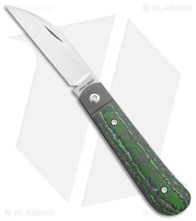 Jack Wolf Knives Laid Back Jack Slip Joint Knife Green Carbon Fiber (2.8" Satin) 3 Jack Wolf Knives Laid Back Jack Slip Joint Knife Green Carbon Fiber (2.8" Satin)