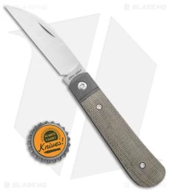 Jack Wolf Knives Laid Back Jack Slip Joint Knife OD Green Micarta (2.8" Satin) 11 Jack Wolf Knives Laid Back Jack Slip Joint Knife OD Green Micarta (2.8" Satin) -Knives Shop Jack Wolf Knives Laid Back Jack OD Green Micarta SJ Satin BHQ 141942 jr bottlecap