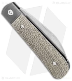 Jack Wolf Knives Laid Back Jack Slip Joint Knife OD Green Micarta (2.8" Satin) 9 Jack Wolf Knives Laid Back Jack Slip Joint Knife OD Green Micarta (2.8" Satin) -Knives Shop Jack Wolf Knives Laid Back Jack OD Green Micarta SJ Satin BHQ 141942 jr side