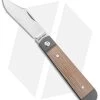 Jack Wolf Knives Little Bro Jack Slip Joint Knife Natural Micarta (2.7" Satin) 2 Jack Wolf Knives Little Bro Jack Slip Joint Knife Natural Micarta (2.7" Satin) -Knives Shop Jack Wolf Knives Little Bro Jack SJ Knife Natural Micarta Satin BHQ 141946 jr