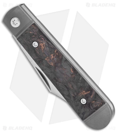 Jack Wolf Knives Little Bro Jack Slip Joint Knife Dark Matter CF (2.7" Satin) 4 Jack Wolf Knives Little Bro Jack Slip Joint Knife Dark Matter CF (2.7" Satin) - Image 2