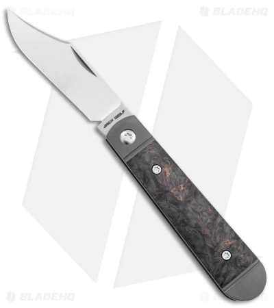 Jack Wolf Knives Little Bro Jack Slip Joint Knife Dark Matter CF (2.7" Satin) 3 Jack Wolf Knives Little Bro Jack Slip Joint Knife Dark Matter CF (2.7" Satin)